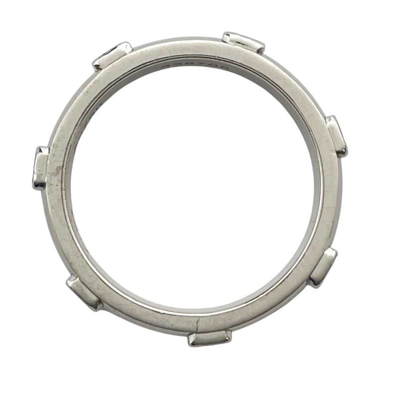 ハリーウィンストン HARRY WINSTON HWロゴバンドリング ホワイトゴールド Au750 ジュエリー