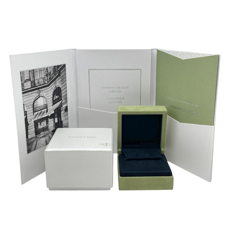 ヴァンクリーフ＆アーペル Van Cleef & Arpels ロータスピアスミニ ホワイトゴールド 750 ジュエリー