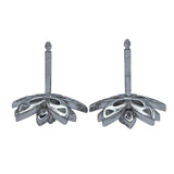 ヴァンクリーフ＆アーペル Van Cleef & Arpels ロータスピアスミニ ホワイトゴールド 750 ジュエリー