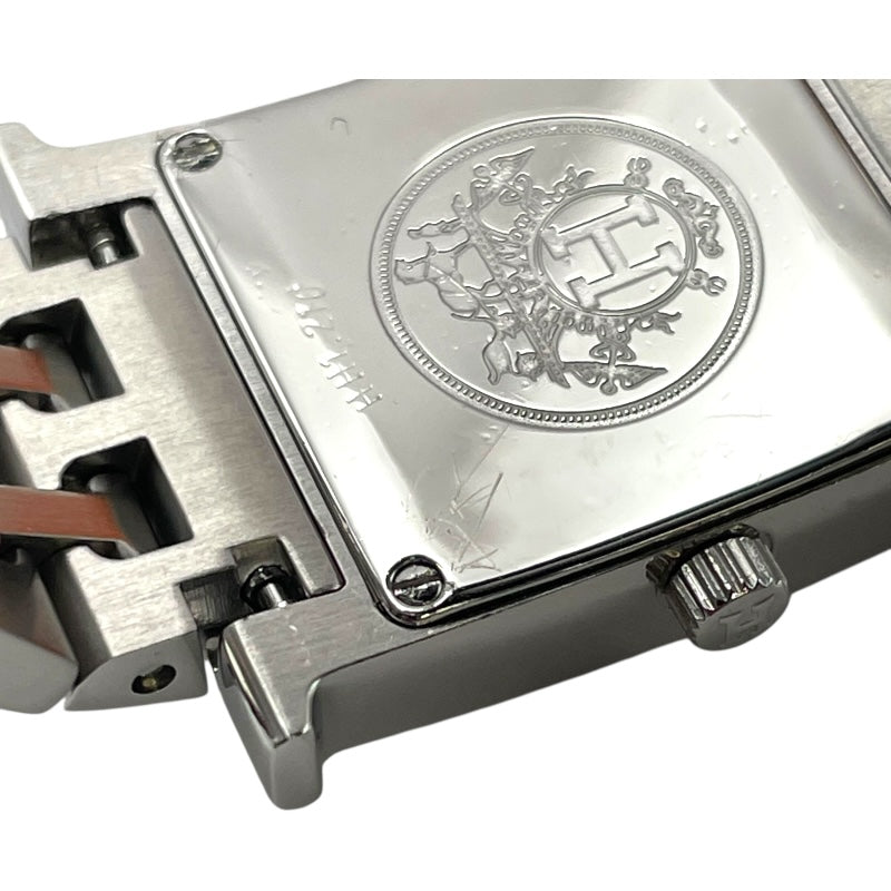 エルメス HERMES Hウォッチ HH1.210 ピンク SS クオーツ レディース 腕時計