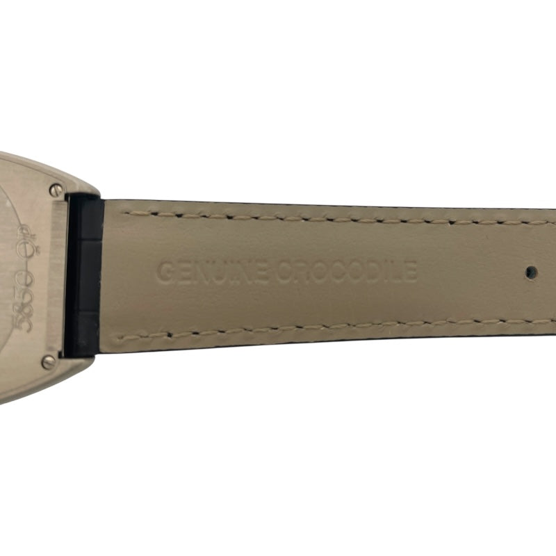 フランク・ミュラー FRANCK MULLER トノウカーベックスパーペチュアルカレンダー 5850QP ホワイト 750 自動巻き メンズ 腕時計