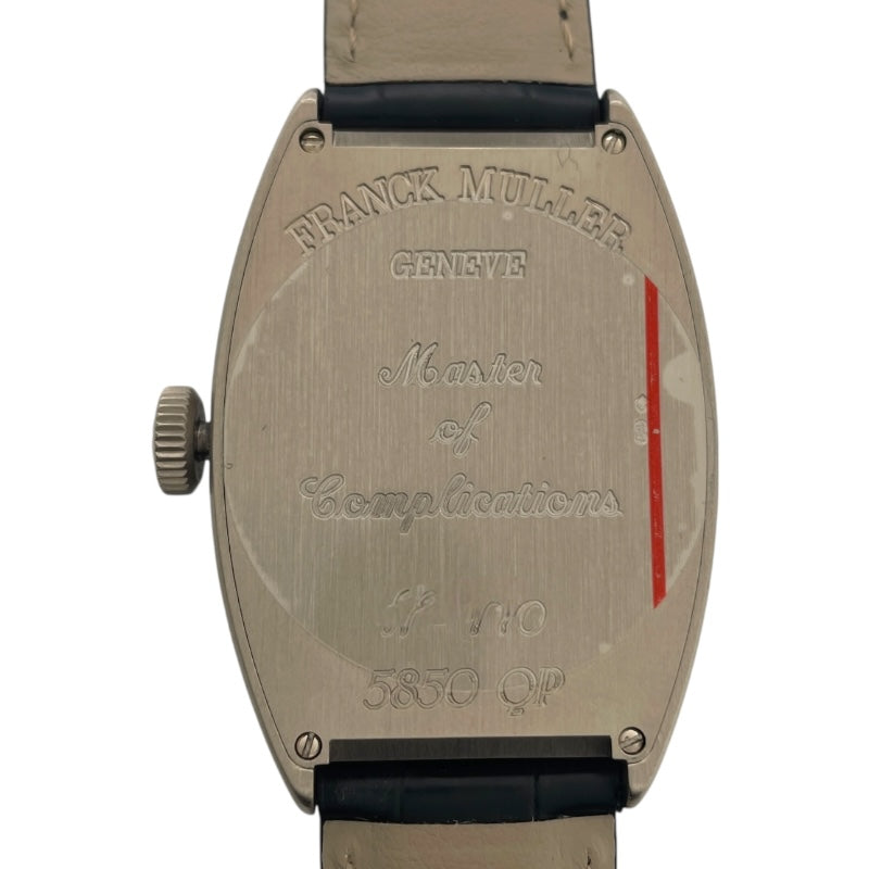 フランク・ミュラー FRANCK MULLER トノウカーベックスパーペチュアルカレンダー 5850QP ホワイト 750 自動巻き メンズ 腕時計