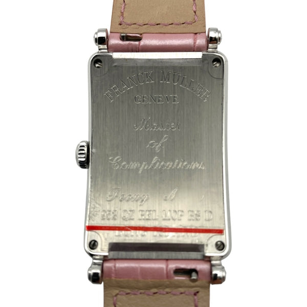 フランク・ミュラー FRANCK MULLER ロングアイランドピンクシェル 66本限定 952QZRELMOPI10 シルバー SS レディース 腕時計