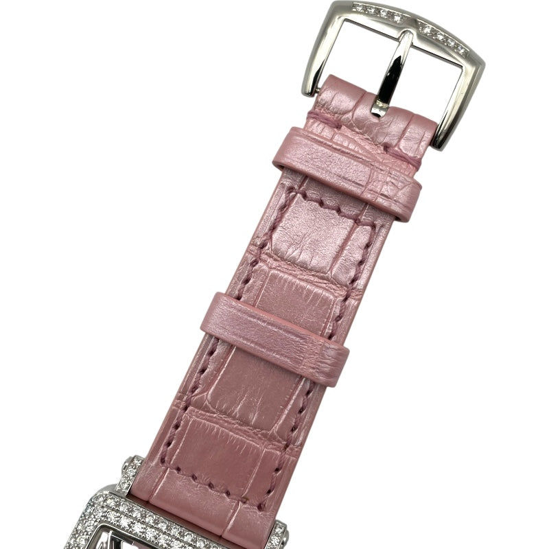 フランク・ミュラー FRANCK MULLER ロングアイランドピンクシェル 66本限定 952QZRELMOPI10 シルバー SS レディース 腕時計