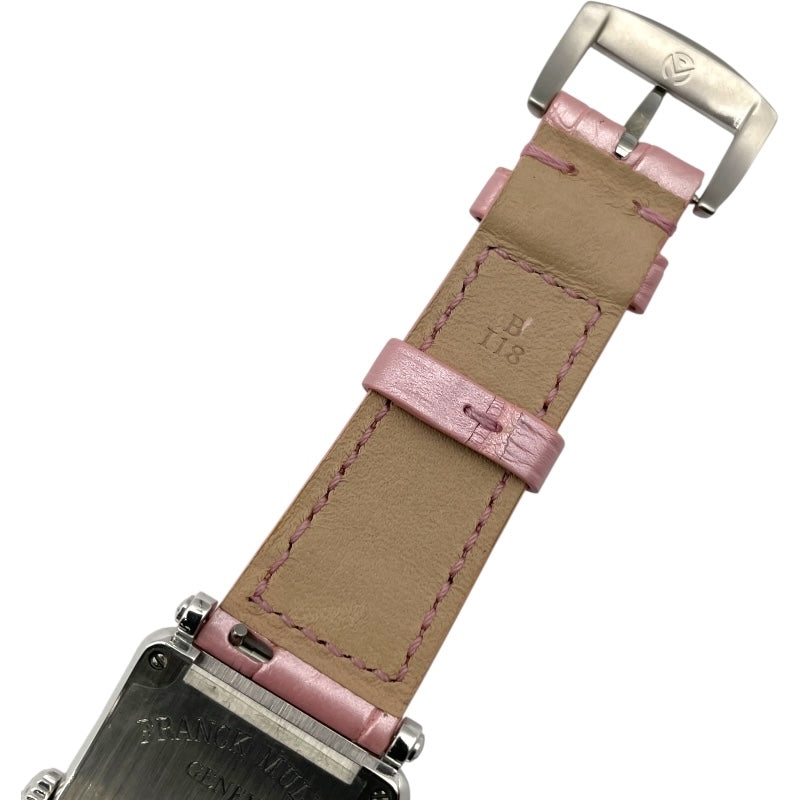 フランク・ミュラー FRANCK MULLER ロングアイランドピンクシェル 66本限定 952QZRELMOPI10 シルバー SS レディース 腕時計
