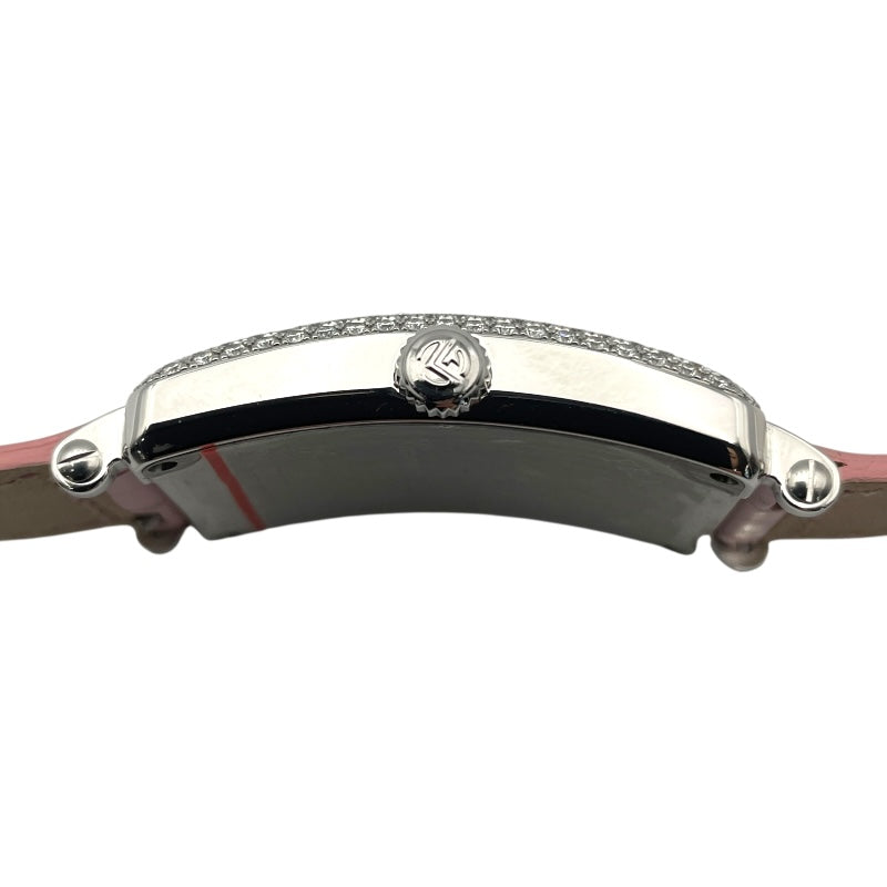 フランク・ミュラー FRANCK MULLER ロングアイランドピンクシェル 66本限定 952QZRELMOPI10 シルバー SS レディース 腕時計