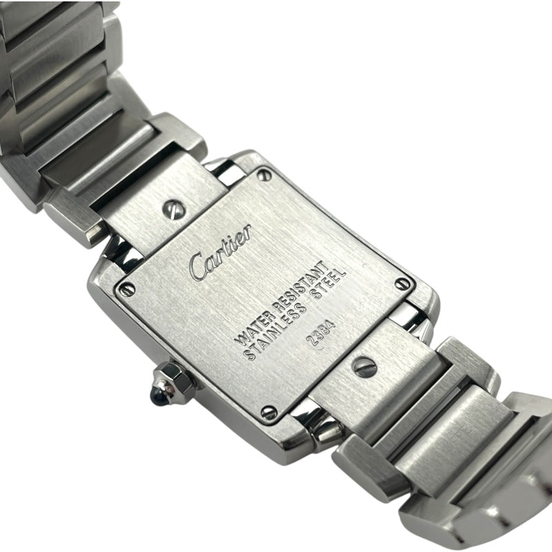 カルティエ Cartier タンクフランセーズSM W51008Q3 ホワイト SS