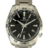 グランドセイコー Grand Seiko スポーツコレクション　9Fクォーツ　GMT SBGN027 ブラック ステンレススチール メンズ 腕時計