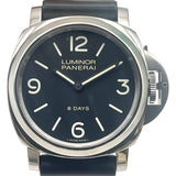 パネライ PANERAI ルミノールベース 8デイズ アッチャイオ PAM00560 ブラック SS 手巻き メンズ 腕時計