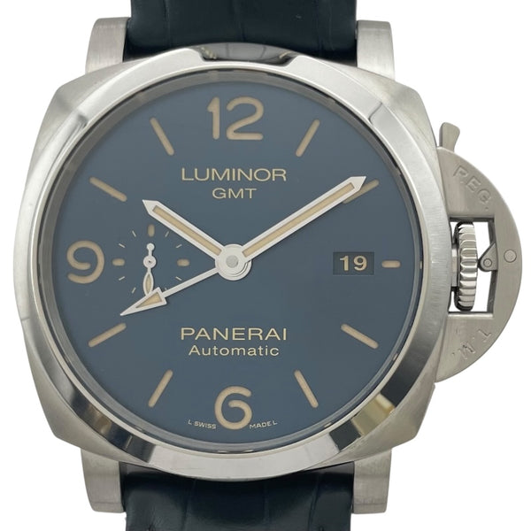 パネライ PANERAI ルミノールGMT PAM01033 ブルー SS メンズ 腕時計