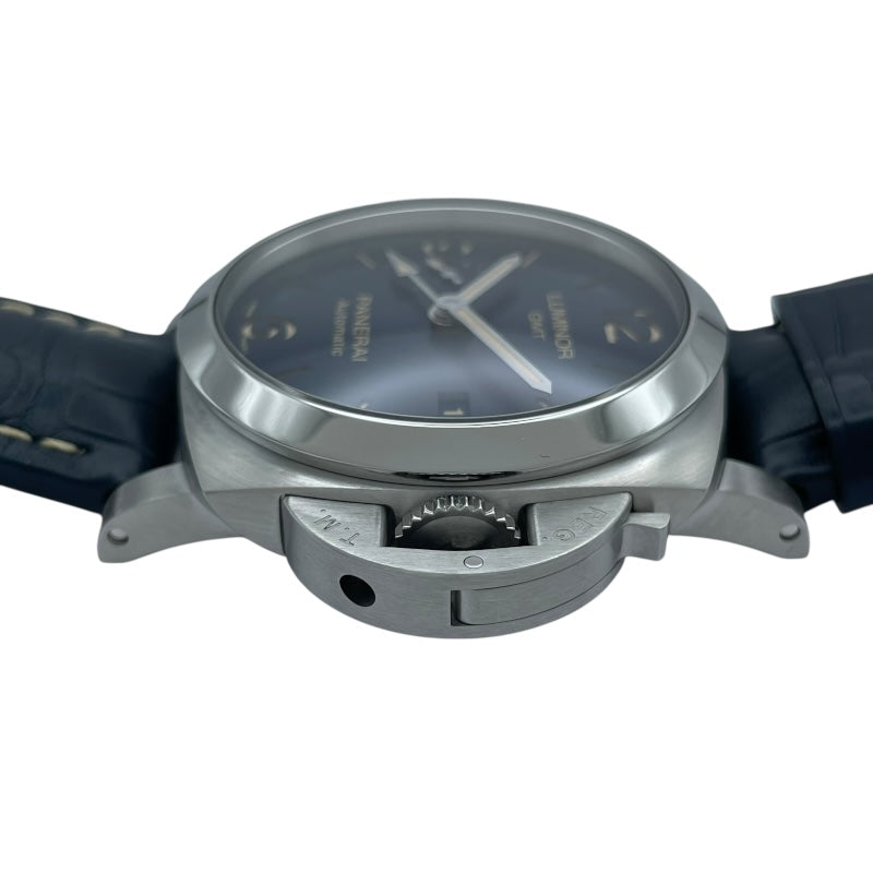 パネライ PANERAI ルミノールGMT PAM01033 ブルー SS メンズ 腕時計