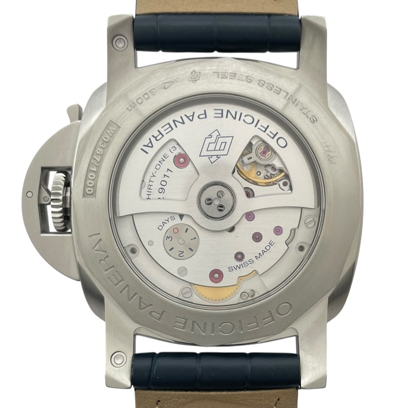 パネライ PANERAI ルミノールGMT PAM01033 ブルー SS メンズ 腕時計
