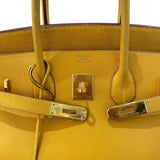 エルメス HERMES バーキン35 □A刻印 ジェーヌドール ゴールド金具 クシュベル レディース ハンドバッグ