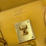 エルメス HERMES バーキン35 □A刻印 ジェーヌドール ゴールド金具 クシュベル レディース ハンドバッグ