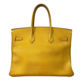 エルメス HERMES バーキン35 □A刻印 ジェーヌドール ゴールド金具 クシュベル レディース ハンドバッグ