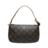 ルイ・ヴィトン LOUIS VUITTON ポシェットアクセソワール M51980 ブラウン PVC レディース ポーチ