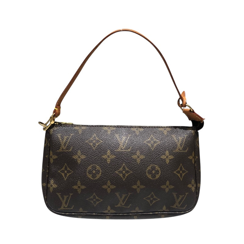 ルイ・ヴィトン LOUIS VUITTON ポシェットアクセソワール M51980 ブラウン PVC レディース ポーチ