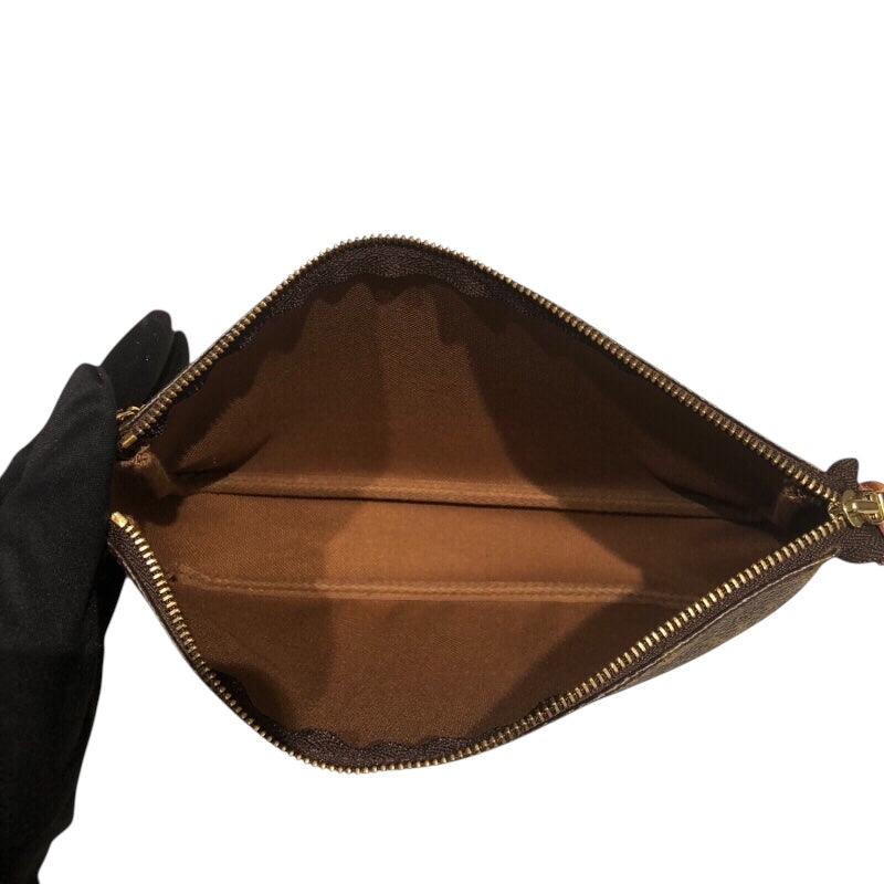 ルイ・ヴィトン LOUIS VUITTON ポシェットアクセソワール M51980 ブラウン PVC レディース ポーチ
