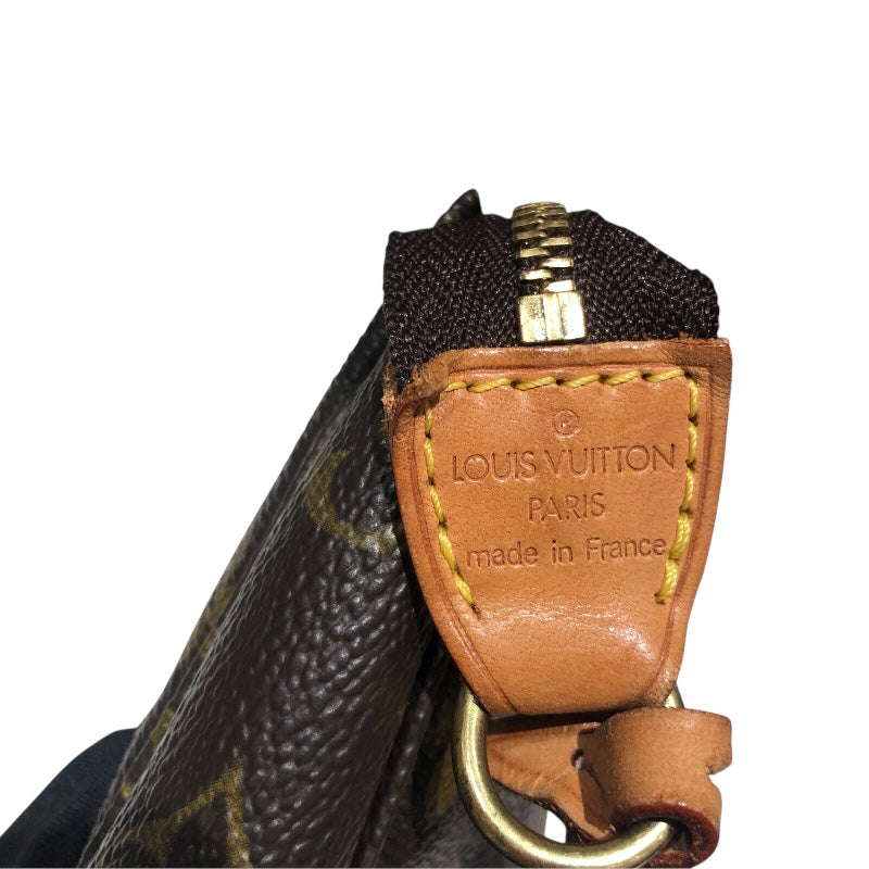 ルイ・ヴィトン LOUIS VUITTON ポシェットアクセソワール M51980 ブラウン PVC レディース ポーチ