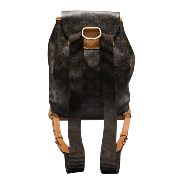 ルイ・ヴィトン LOUIS VUITTON モンスリ M51135 ブラウン PVC ユニセックス リュック・デイパック