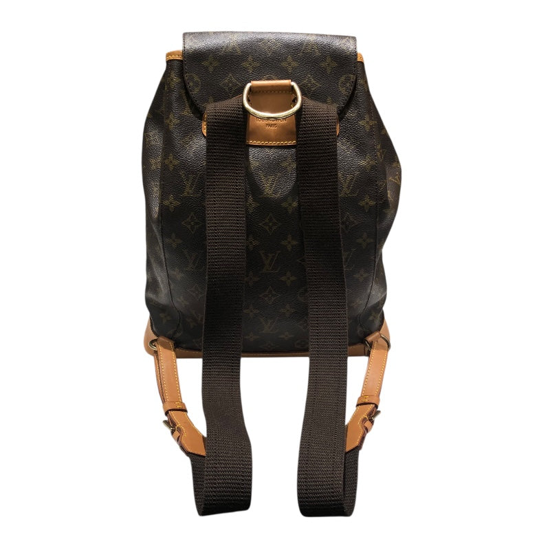 ルイ・ヴィトン LOUIS VUITTON モンスリ M51135 ブラウン PVC ユニセックス リュック・デイパック