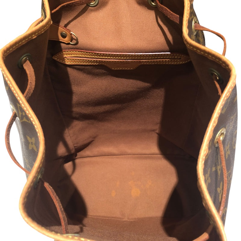 ルイ・ヴィトン LOUIS VUITTON モンスリ M51135 ブラウン PVC ユニセックス リュック・デイパック