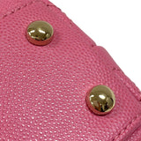 シャネル CHANEL ココハンドルXXS AS2215 ピンク ゴールド金具 キャビアスキン リザード レディース ハンドバッグ ショルダーバッグ