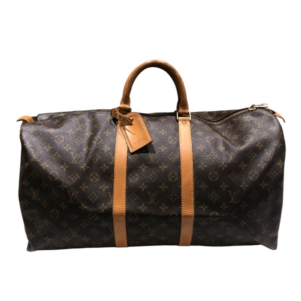 ルイ・ヴィトン LOUIS VUITTON キーポル55 M41424 ブラウン PVC ユニセックス ボストンバッグ