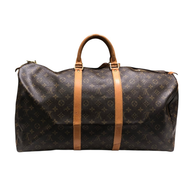 ルイ・ヴィトン LOUIS VUITTON キーポル55 M41424 ブラウン PVC ユニセックス ボストンバッグ