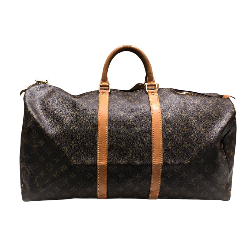 ルイ・ヴィトン LOUIS VUITTON キーポル55 M41424 ブラウン PVC ユニセックス ボストンバッグ