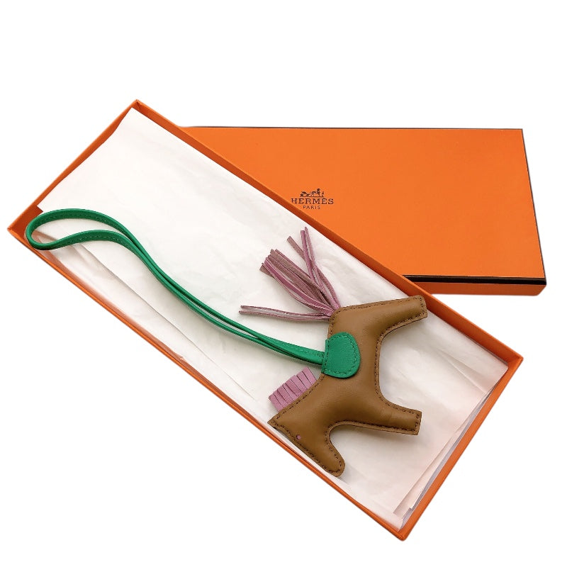 エルメス HERMES ロデオPM U刻印 (2022年製) チャイ・モーヴシルベストル・ミント アニョーミロ レディース チャーム