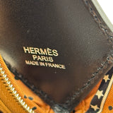 エルメス HERMES バルソワ B刻印 ビスケット シルク レディース ハンドバッグ