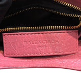 バレンシアガ BALENCIAGA ザ・ジャイアント ミニシティ 309544 ピンク ゴールド金具 レザー レディース ショルダーバッグ