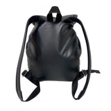 ボッテガ・ヴェネタ BOTTEGA VENETA ビークドローストリングバッグパック 665631 ブラック　シルバー金具 レザー メンズ リュック・デイパック