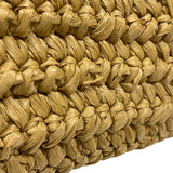 サンローラン SAINT LAURENT アップタウンスモール 561203 ナチュラル×ブラック ラフィア レディース ハンドバッグ ショルダーバッグ