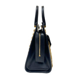 サンローラン SAINT LAURENT アップタウンスモール 561203 ナチュラル×ブラック ラフィア レディース ハンドバッグ ショルダーバッグ