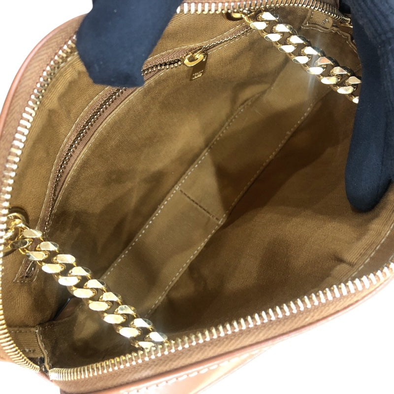 セリーヌ CELINE スモールパタパン ホワイト･タン/ゴールド金具 トリオンフキャンバス レディース ショルダーバッグ