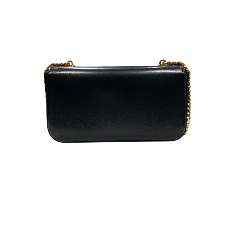 セリーヌ CELINE チェーンショルダーバッグ 197993 ブラックGD金具