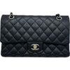 シャネル CHANEL マトラッセ25 A01112 18番台 ネイビー/シルバー金具 キャビアスキン レディース ショルダーバッグ