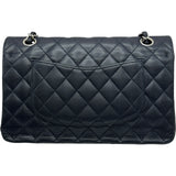 シャネル CHANEL マトラッセ25 A01112 18番台 ネイビー/シルバー金具 キャビアスキン レディース ショルダーバッグ