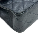 シャネル CHANEL マトラッセ25 A01112 18番台 ネイビー/シルバー金具 キャビアスキン レディース ショルダーバッグ