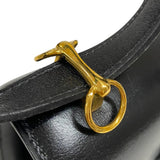 エルメス HERMES ドリー ショルダーバッグ ブラック ゴールド金具 ボックスカーフ レディース