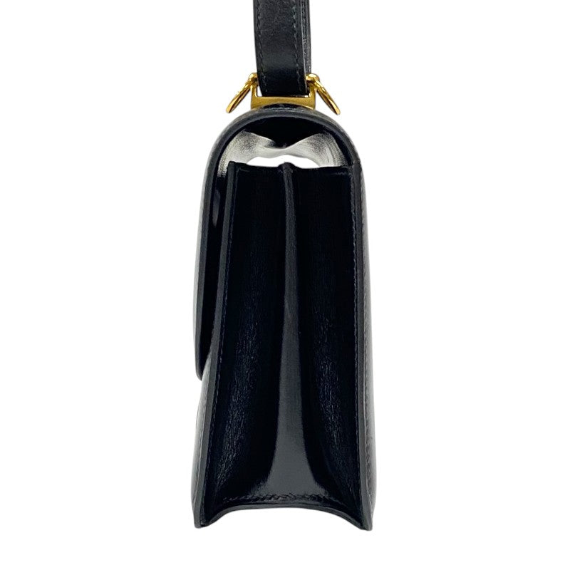 エルメス HERMES ドリー ショルダーバッグ ブラック ゴールド金具