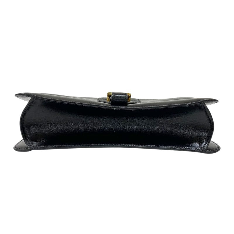 エルメス HERMES ドリー ショルダーバッグ ブラック ゴールド金具 ボックスカーフ レディース エルメス HERMES ドリー ショルダーバッグ ブラック ゴールド金具