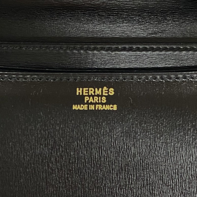 エルメス HERMES ドリー ショルダーバッグ ブラック ゴールド金具