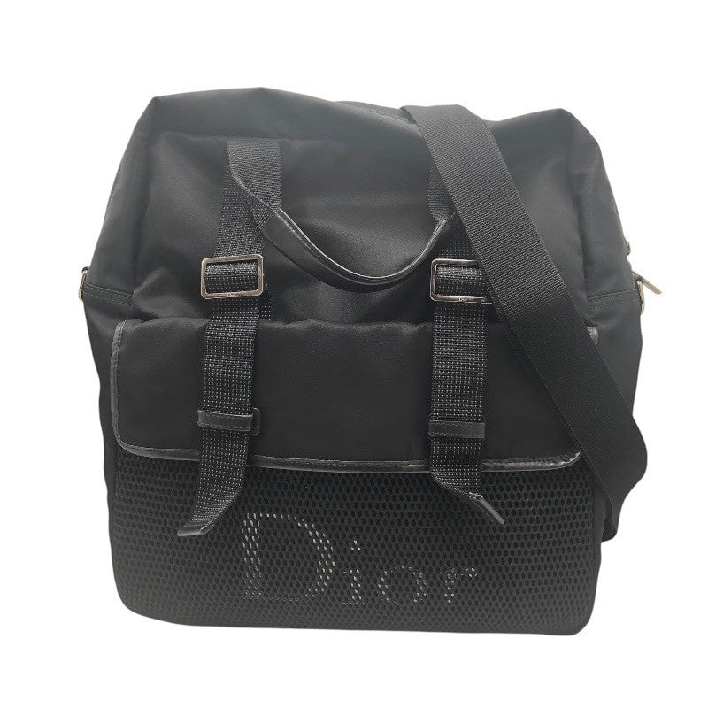 ディオールオム DIOR HOMME メッシュロゴ　トートバッグ ブラック ナイロン メンズ トートバッグ