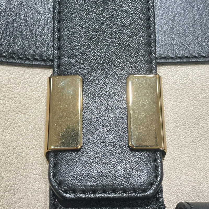 クロエ Chloe アリス クリーム/ブラック レザー レディース トートバッグ