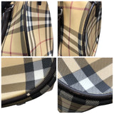 バーバリーロンドン BURBERRY LONDON スモールボストンバッグ ベージュ PVCキャンパス レディース ハンドバッグ