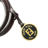 フェンディ FENDI ズッカ トートバッグ 8BH173 ブラウン/ブラック ナイロンジャガード レディース トートバッグ