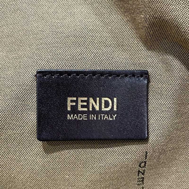 フェンディ FENDI ズッカ トートバッグ 8BH173 ブラウン/ブラック ナイロンジャガード レディース トートバッグ